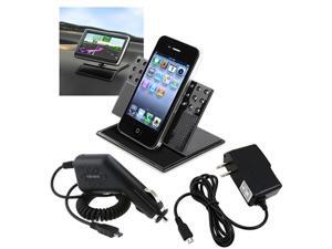 Car Mount Holder Dock+2 Charger compatible with HTC Evo 4G Sprint Car Mount Holder Dock+2 Charger compatible with HTC Evo 4G Sprint