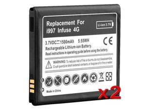 2x 1500mAh Battery compatible with Samsung© Galaxy Infuse 4G I997 2x 1500mAh Battery compatible with Samsung© Galaxy Infuse 4G I997