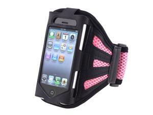 INSTEN Black/Pink Armband compatible with NEW Apple® iPhone® 4S INSTEN Black/Pink Armband compatible with NEW Apple® iPhone® 4S