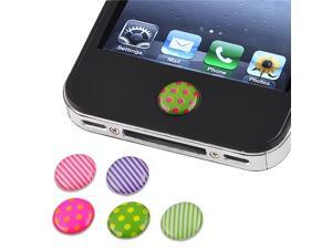 6 Pieces Home Button Sticker compatible with Apple® Iphone® / iPad® / iPod® touch, Dot / Strip 6 Pieces Home Button Sticker compatible with Apple® Iphone® / iPad® / iPod® touch, Dot / Strip