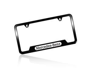 Mercedes license plate frame black #5