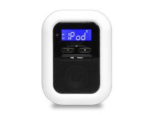 Pyle iPod iPhone Dock Clock Radio with FM Radio, LED Nightlight, Dual Alarm Clock & AUX Input for Samsung Galaxy, iPhone 5 and Other Devices Pyle iPod iPhone Dock Clock Radio with FM Radio, LED Nightlight, Dual Alarm Clock & AUX Input for Samsung Galaxy, iPhone 5 and Other Devices
