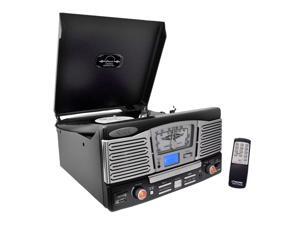 Pyle Retro Style Turntable With CD/Radio/USB/SD/MP3/WMA and Vinyl-to-MP3 Encoding (Black) Pyle Retro Style Turntable With CD/Radio/USB/SD/MP3/WMA and Vinyl-to-MP3 Encoding (Black)