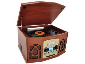 PyleHome - Retro Vintage Turntable System with Built-in Speakers - (Wood Finish) PyleHome - Retro Vintage Turntable System with Built-in Speakers - (Wood Finish)