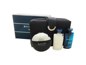 Bvlgari Aqva by Bvlgari for Men - 4 Pc Gift Set 3.4oz EDT Spray, 2.5oz After Shave Balm, 2.5oz Shampoo & Shower Gel, Pouch Bvlgari Aqva by Bvlgari for Men - 4 Pc Gift Set 3.4oz EDT Spray, 2.5oz After Shave Balm, 2.5oz Shampoo & Shower Gel, Pouch