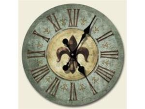 Highland Graphics Bourbon Street Decorative Wood Wall Clock - 12 Inches Highland Graphics Bourbon Street Decorative Wood Wall Clock - 12 Inches