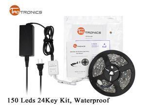 TaoTronics TT-SL001 5M 5050 RGB 150 LED Strip Light Waterproof IR Remote Control US Version TaoTronics TT-SL001 5M 5050 RGB 150 LED Strip Light Waterproof IR Remote Control US Version