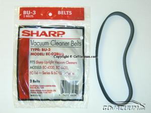 Sharp Vacuum Cleaner Belts Part # EC02BU3 Vacuum Cleaners