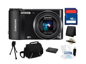 Samsung WB150F 14MP (Black) SMART Long Zoom WiFi Digital Camera with 18x Optical Zoom