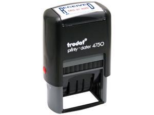 U.S. Stamp & Sign USSE4752 Date Stamp w-Received- 1in.x1-.63in.- Blue Red U.S. Stamp & Sign USSE4752 Date Stamp w-Received- 1in.x1-.63in.- Blue Red