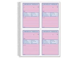 Adams Spiral Bound Carbonless Message Book Adams Spiral Bound Carbonless Message Book