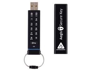 Apricorn Aegis Secure Key 32GB FIPS 140-2 Validated USB 2.0 Flash Drive with PIN Access 256bit AES Encryption Model ASK-256-32GB Apricorn Aegis Secure Key 32GB FIPS 140-2 Validated USB 2.0 Flash Drive with PIN Access 256bit AES Encryption Model ASK-256-32GB