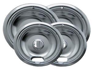 Range Kleen 10124XN Universal Chrome 4 Pack - Drip Pan Set Range Kleen 10124XN Universal Chrome 4 Pack - Drip Pan Set