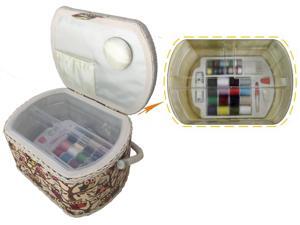 Michley Sewing Basket with 41-PC Sewing Kit Michley Sewing Basket with 41-PC Sewing Kit