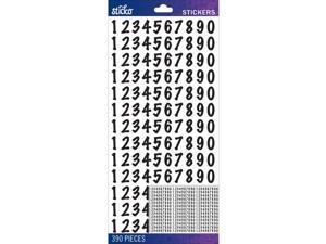 Sticko Numbers Stickers-black Dot Medium Sticko Numbers Stickers-black Dot Medium
