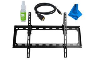 Fino FT64K2 Large Tilt Wall Mount Kit for 30”-65” TV w/ Screen Cleaner and 6ft HDMI Cable Fino FT64K2 Large Tilt Wall Mount Kit for 30”-65” TV w/ Screen Cleaner and 6ft HDMI Cable