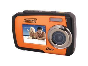 COLEMAN 2V7WP-O 14.0 Megapixel Duo Underwater Dual Screen Digital Camera (Orange COLEMAN 2V7WP-O 14.0 Megapixel Duo Underwater Dual Screen Digital Camera (Orange
