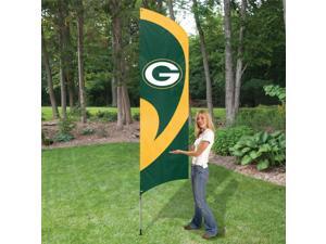 The Party Animal NFL Team Flag with Pole - Green Bay Packers The Party Animal NFL Team Flag with Pole - Green Bay Packers
