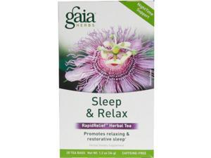 Sleep & Relax Tea - 20 Bags (1.2 oz / 34 Grams) by Gaia Herbs Sleep & Relax Tea - 20 Bags (1.2 oz / 34 Grams) by Gaia Herbs