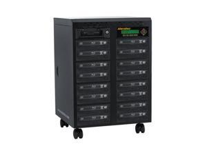 Aleratec Black 1 to 15 1:15 Blu-ray DVD CD Tower Duplicator SA Model 260206 Aleratec Black 1 to 15 1:15 Blu-ray DVD CD Tower Duplicator SA Model 260206