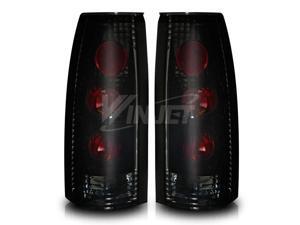 Winjet Chevy CK Altezza Tail Lights Black Housing. Smoke Lens Pair Winjet Chevy CK Altezza Tail Lights Black Housing. Smoke Lens Pair