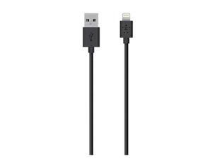 Belkin MIXIT MFI Certified Apple 8-pin Lightning to USB Charge and Sync Cable 4 ft. Black Belkin MIXIT MFI Certified Apple 8-pin Lightning to USB Charge and Sync Cable 4 ft. Black