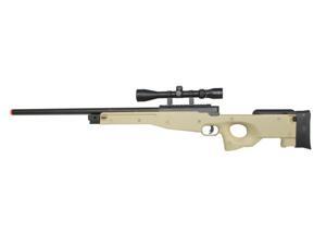 Well L96 Airsoft Sniper Rifle W/ Scope Tan Well L96 Airsoft Sniper Rifle W/ Scope Tan