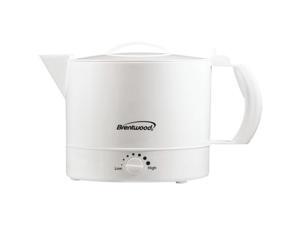 BRENTWOOD KT-32W 32-Ounce Plastic Hot Pot BRENTWOOD KT-32W 32-Ounce Plastic Hot Pot