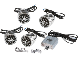 Pyle Plmca70 800-Watt Motorcycle/Atv/Snowmobile Mount Amp With Dual Handlebar Weatherproof Speakers Pyle Plmca70 800-Watt Motorcycle/Atv/Snowmobile Mount Amp With Dual Handlebar Weatherproof Speakers