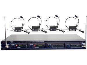 PylePro PDWM4400 Rack Mount 4 Mic VHF Rack Mount Wireless Lavalie/ Headset System PylePro PDWM4400 Rack Mount 4 Mic VHF Rack Mount Wireless Lavalie/ Headset System