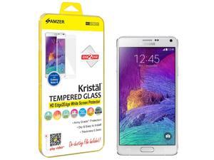 Amzer Kristal Tempered Glass HD Edge2Edge White Screen Protector for Samsung GALAXY Note 4 SM-N910 Amzer Kristal Tempered Glass HD Edge2Edge White Screen Protector for Samsung GALAXY Note 4 SM-N910