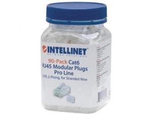 INTELLINET 790611 CAT-6 2-Prong Mod Plugs, 90 pk INTELLINET 790611 CAT-6 2-Prong Mod Plugs, 90 pk