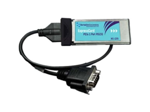 BRAINBOXES XC-235 EXPRESSCARD USING PCIE BUS 1 RS232 BRAINBOXES XC-235 EXPRESSCARD USING PCIE BUS 1 RS232