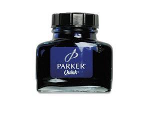 Parker Super Quink Permanent Ink for Parker Fountain Pens, 2 oz Bottle, Blue-Black, EA - PAR3007100 Parker Super Quink Permanent Ink for Parker Fountain Pens, 2 oz Bottle, Blue-Black, EA - PAR3007100
