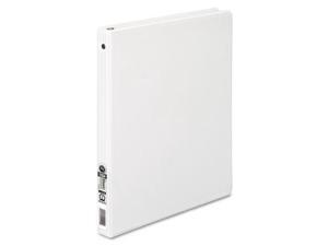 Economy Vinyl Round Ring View Binder, 11 X 8-1/2, 1/2" Capacity, White Economy Vinyl Round Ring View Binder, 11 X 8-1/2, 1/2" Capacity, White