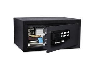 Electronic Lock/Card Swipe Security Safe, 1.1 Ft3, 18W X 16D X 9H, Black Electronic Lock/Card Swipe Security Safe, 1.1 Ft3, 18W X 16D X 9H, Black