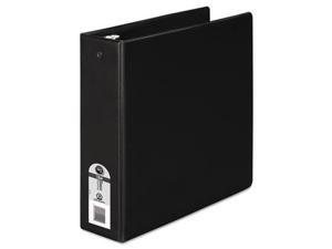Basic Vinyl Round Ring Binder, 3" Capacity, Black Basic Vinyl Round Ring Binder, 3" Capacity, Black