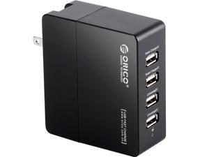 ORICO DCX-4U 34W 6.8A 4-Port Portable Travel Wall USB Charger with Foldable Plug for iPhone 6s / 6 / 6 plus, iPad Air 2 / mini 3, Samsung Galaxy S6 Edge / Note 5, HTC M9, Nexus and More - Black ORICO DCX-4U 34W 6.8A 4-Port Portable Travel Wall USB Charger with Foldable Plug for iPhone 6s / 6 / 6 plus, iPad Air 2 / mini 3, Samsung Galaxy S6 Edge / Note 5, HTC M9, Nexus and More - Black