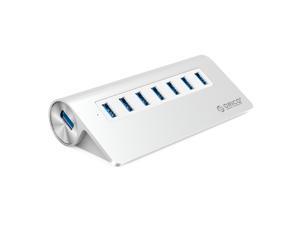 ORICO Aluminum 7 Port USB 3.0 Hub with 3.3 ft. USB Cord for Smartphones, Tablets, Laptops, Desktops, and Other Apple Devices (M3H7) ORICO Aluminum 7 Port USB 3.0 Hub with 3.3 ft. USB Cord for Smartphones, Tablets, Laptops, Desktops, and Other Apple Devices (M3H7)