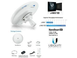 Ubiquiti NBE-5AC-19 5GHz NanoBeam AC 19dBi High-Performance Airmax AC Bridge CPE Ubiquiti NBE-5AC-19 5GHz NanoBeam AC 19dBi High-Performance Airmax AC Bridge CPE