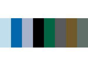 Quilling Paper .125" 80/Pkg-Blue & Green (8 Colors) Quilling Paper .125" 80/Pkg-Blue & Green (8 Colors)