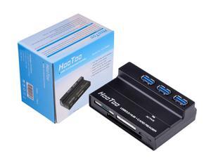 HooToo® HT-CR002 External USB 3.0 Multi-in-One Card Reader (4 Memory Slots, Genesys GL3220 Chipset) & SuperSpeed USB 3.0 3-Port Hub (VIA VL810 Chipset, 5V/2A Power Adapter, 3 feet USB 3.0 Cable) HooToo® HT-CR002 External USB 3.0 Multi-in-One Card Reader (4 Memory Slots, Genesys GL3220 Chipset) & SuperSpeed USB 3.0 3-Port Hub (VIA VL810 Chipset, 5V/2A Power Adapter, 3 feet USB 3.0 Cable)