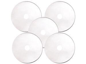 Fiskars 195310-1002 Fiskars Straight Rotary Blades (45 mm, 5 Pack) - 1.77" Diameter Style - Stainless Steel - 5 Pack - Silver Fiskars 195310-1002 Fiskars Straight Rotary Blades (45 mm, 5 Pack) - 1.77" Diameter Style - Stainless Steel - 5 Pack - Silver