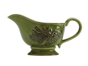Paula Deen 20-oz. Southern Pine Gravy Boat, Green Paula Deen 20-oz. Southern Pine Gravy Boat, Green