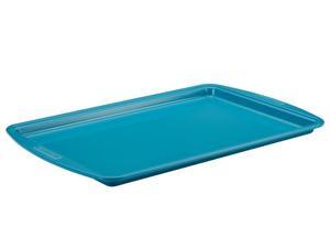 Silverstone 59166 Hybrid Ceramic Nonstick Bakeware, Steel Cookie Pan, 11-Inch x 17-Inch, Marine Blue Silverstone 59166 Hybrid Ceramic Nonstick Bakeware, Steel Cookie Pan, 11-Inch x 17-Inch, Marine Blue