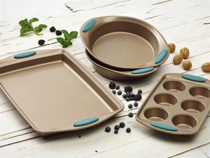 Rachael Ray 4-pc. Nonstick Cucina Bakeware Set, Agave Rachael Ray 4-pc. Nonstick Cucina Bakeware Set, Agave