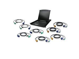 IOGEAR GCL1908KIT 8-Port 19" LCD KVM Drawer Kit with PS/2 and USB KVM Cables IOGEAR GCL1908KIT 8-Port 19" LCD KVM Drawer Kit with PS/2 and USB KVM Cables