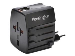 Kensington International Travel Plug Adapter with Dual USB Ports (K38120WW) Kensington International Travel Plug Adapter with Dual USB Ports (K38120WW)