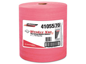 WYPALL X80 Wipers, HYDROKNIT Roll, 12 1/2 x 13 2/5, Red, 475/Roll, 1 R WYPALL X80 Wipers, HYDROKNIT Roll, 12 1/2 x 13 2/5, Red, 475/Roll, 1 R