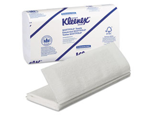 KIMBERLY-CLARK PROFESSIONAL* KLEENEX SCOTTFOLD Paper Towels, 9 2/5 x 12 2/5, White, 120/Pack, 25/Carton KIMBERLY-CLARK PROFESSIONAL* KLEENEX SCOTTFOLD Paper Towels, 9 2/5 x 12 2/5, White, 120/Pack, 25/Carton